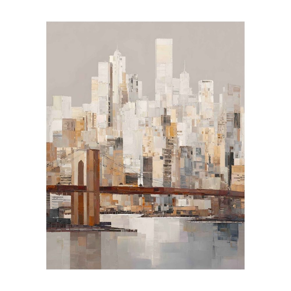 Cuadro Canvas Puente 1 40x50cm Orange