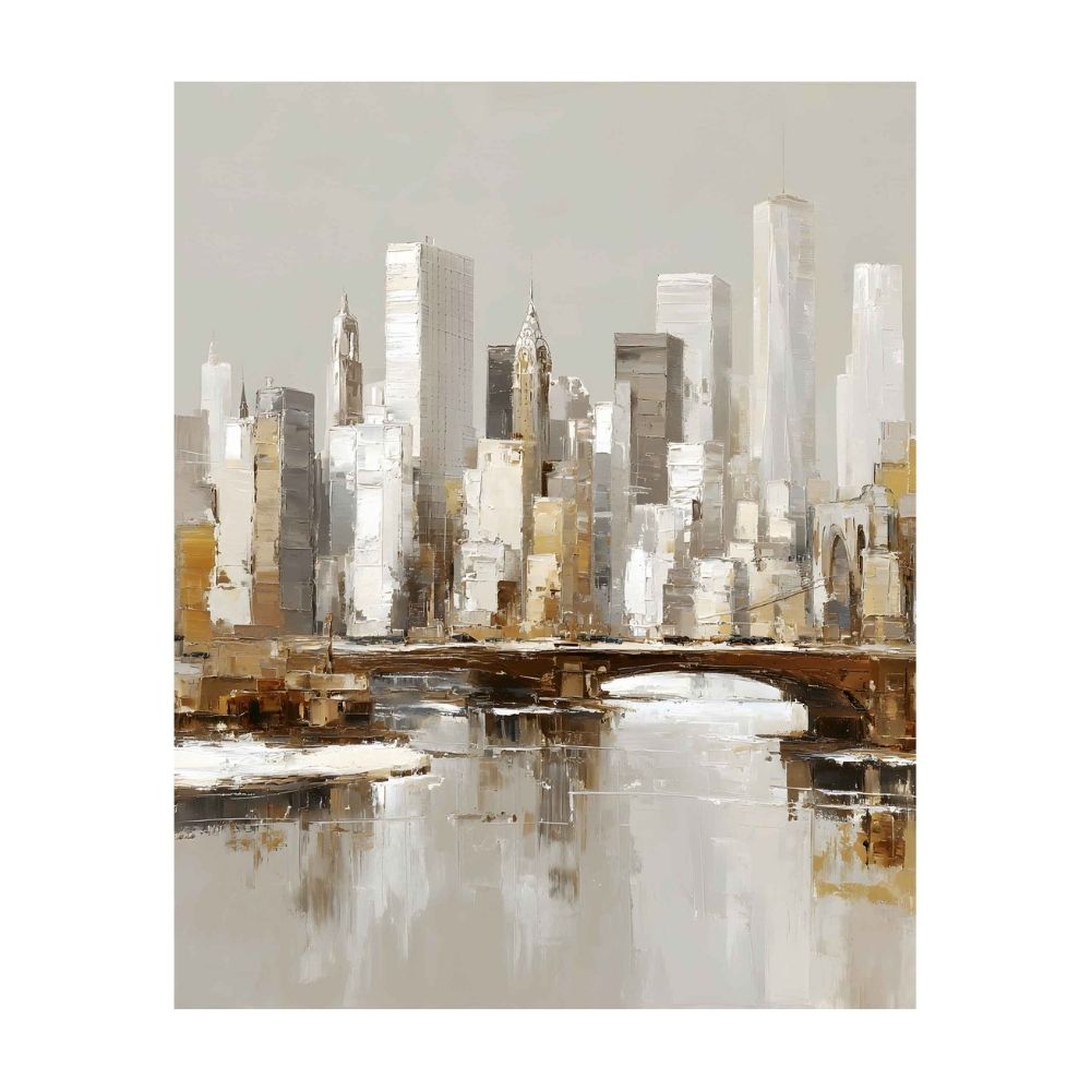 Cuadro Canvas Puente 2 40x50cm Orange