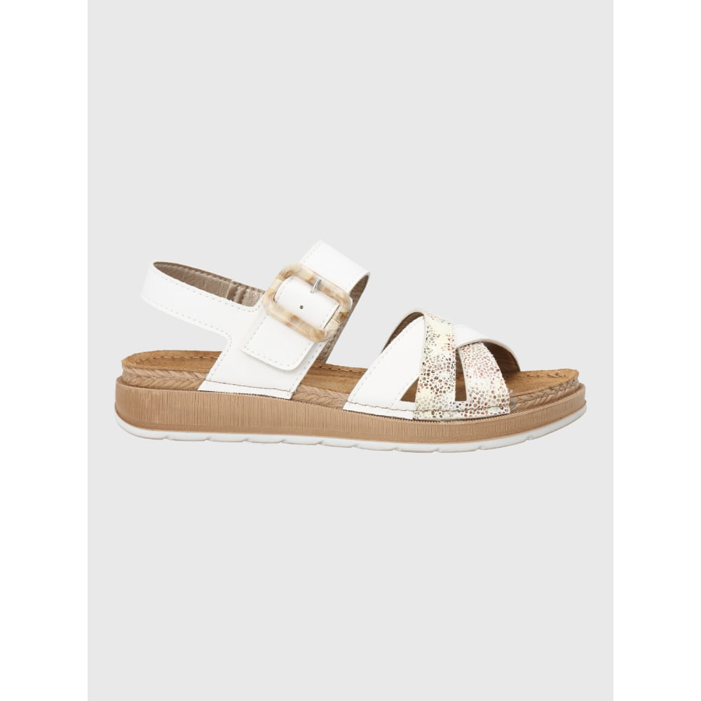 Sandalias Hush Puppies Mujer Belana Blanco 40