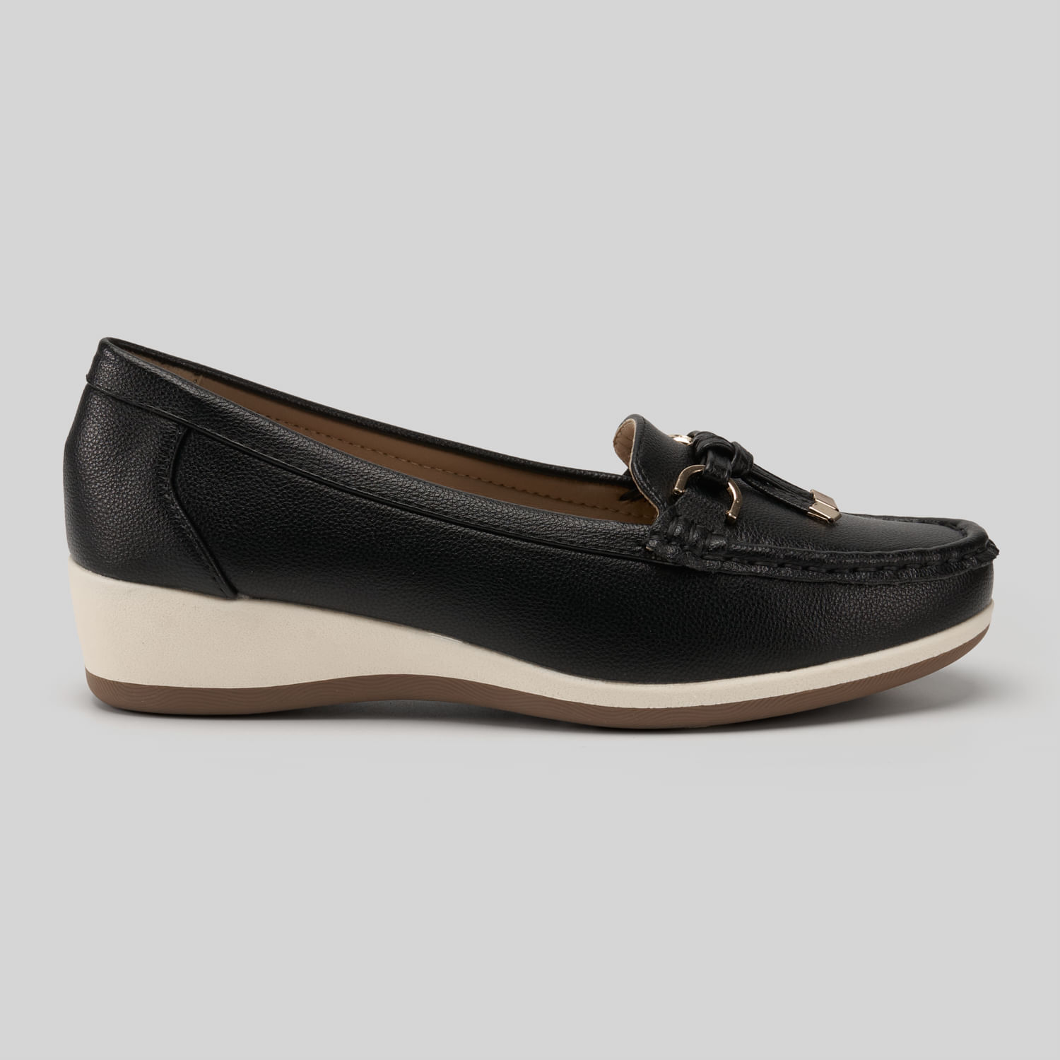 Mocasines Mujer Madison Nudo Negro 38