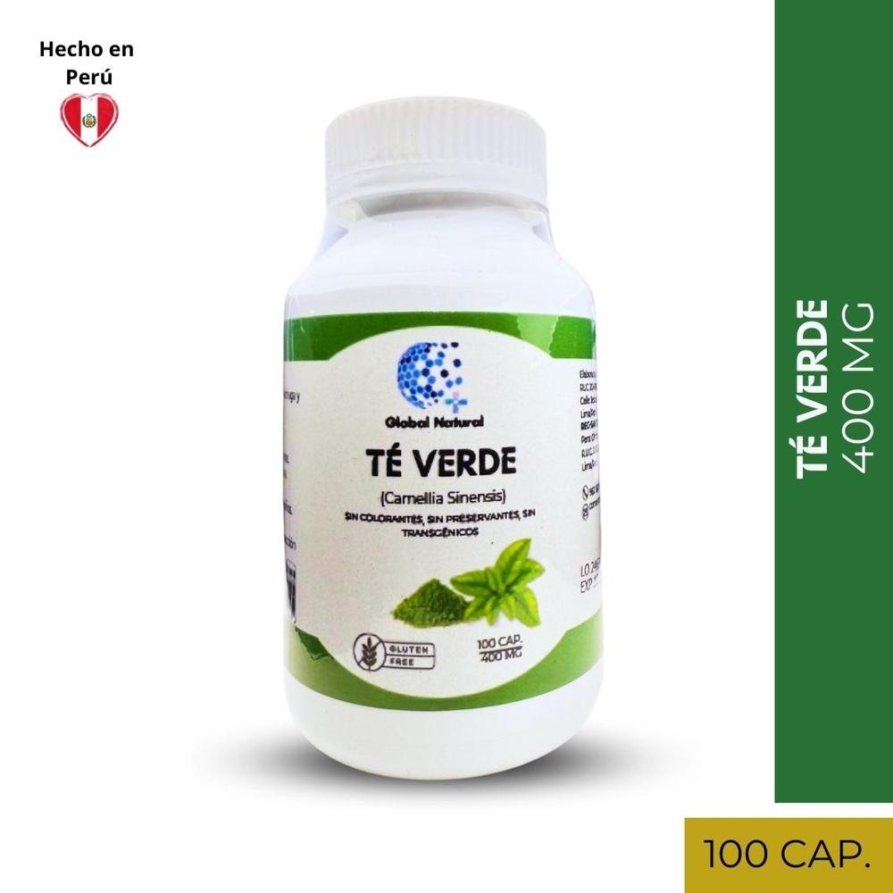 Te verde x 100 capsulas de 400MG - Global Natural