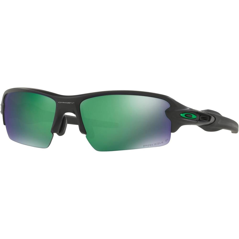 Oakley Flak 2.0 OO9271 Gafas de Sol para Hombre | Matte Black / Prizm Jade Polarized