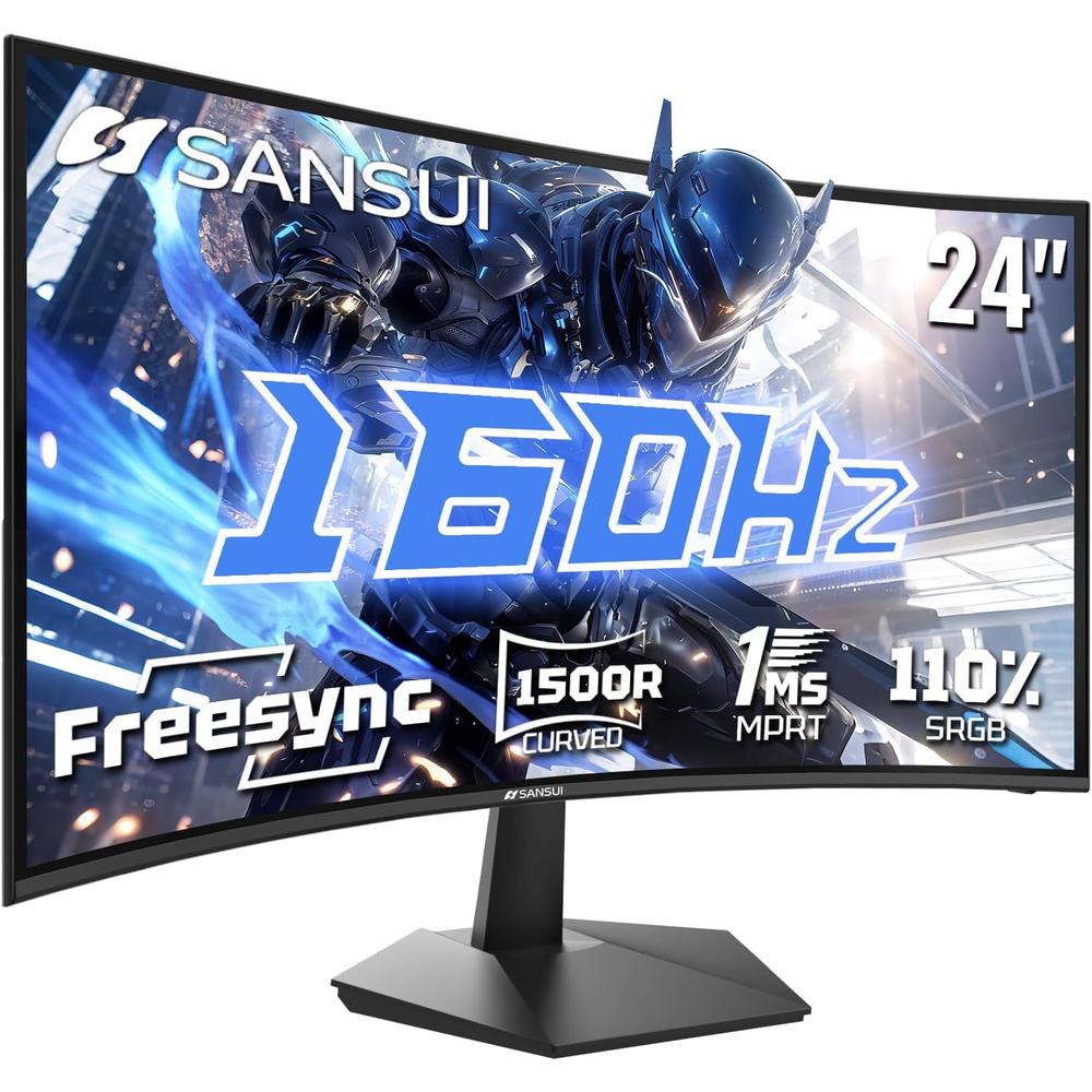 Sansui 24"" FHD 160 Hz Curvo 1500R VA 1 ms FreeSync HDR