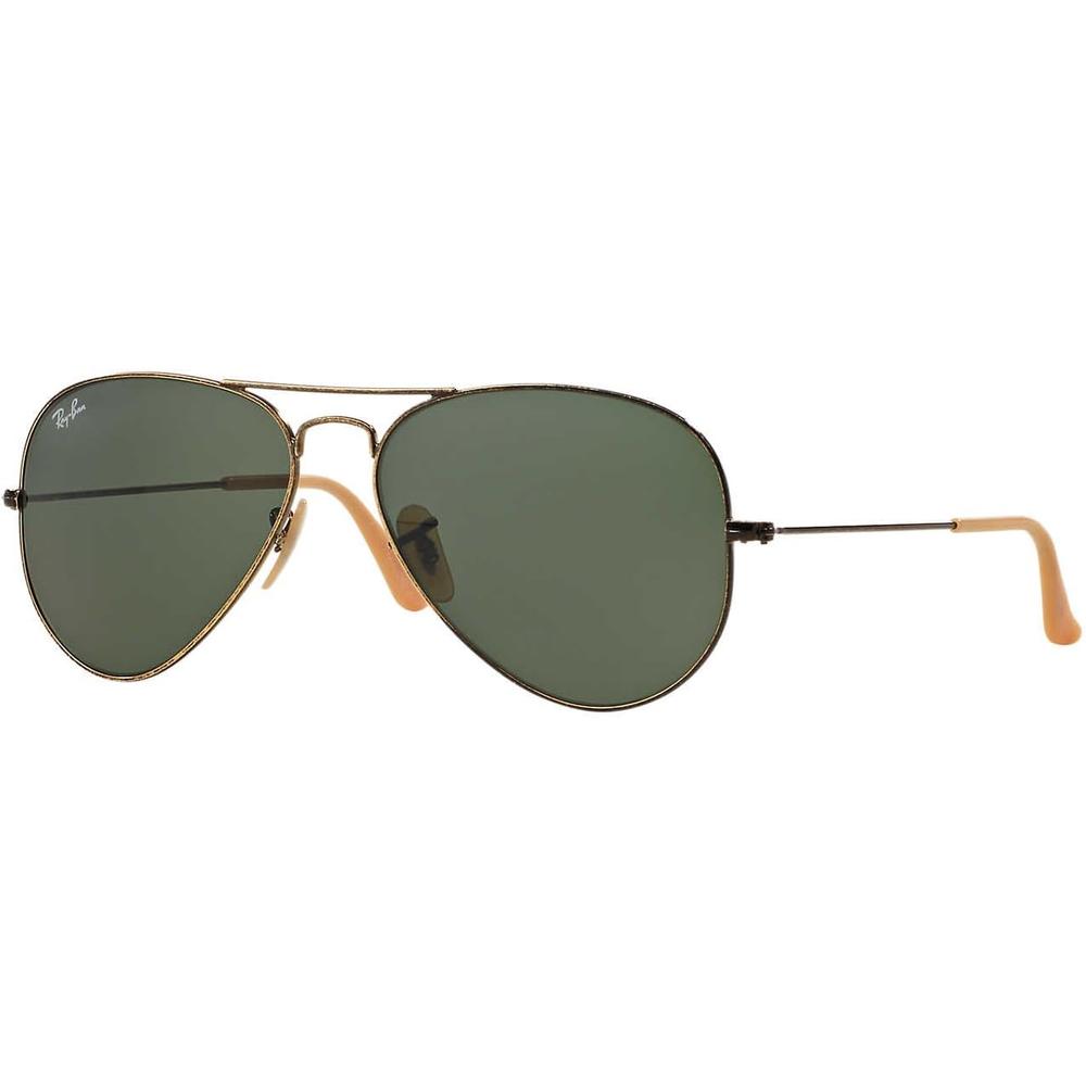 Ray-Ban RB3025 Aviator Fotocromáticas Gafas de sol para hombre | Antique Gold / Green