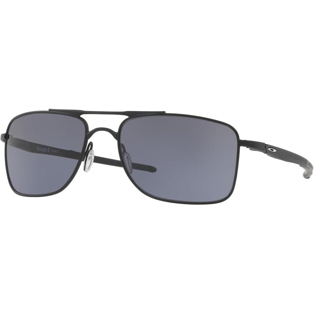 Oakley Gauge 8 OO4124 Gafas de Sol para Hombre | Matte Black / Grey