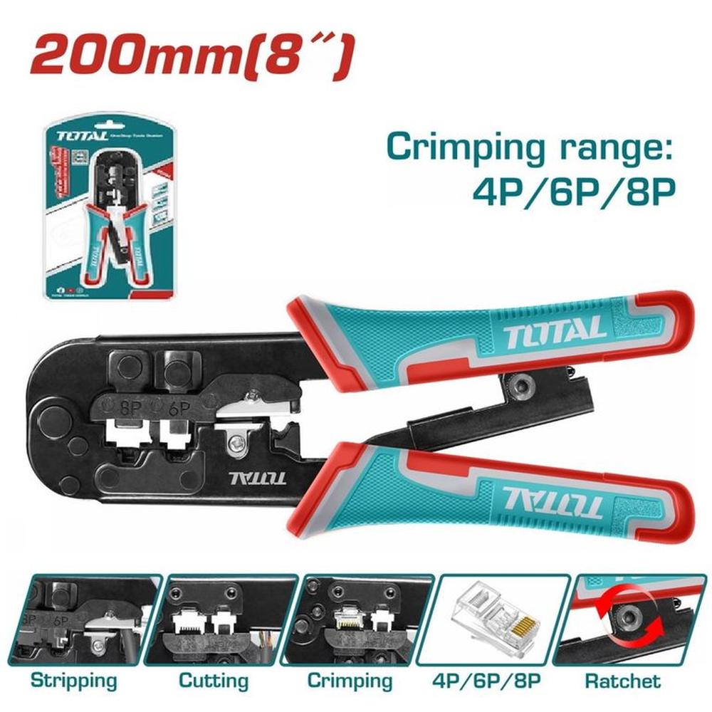 Pinza Crimpadora Pesada Total - TMPCN5468R