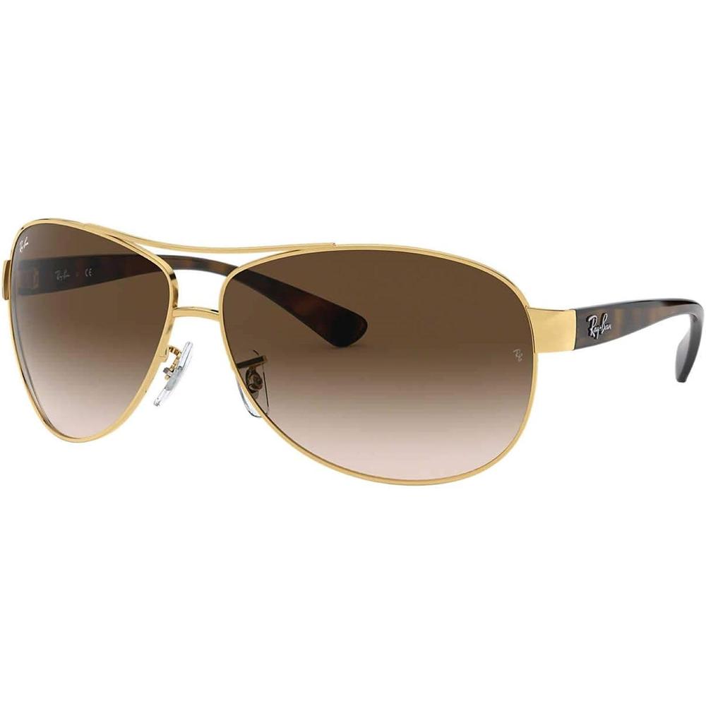 Ray-Ban RB3386 Gafas de sol para hombre | Gold / Brown Dark Brown I