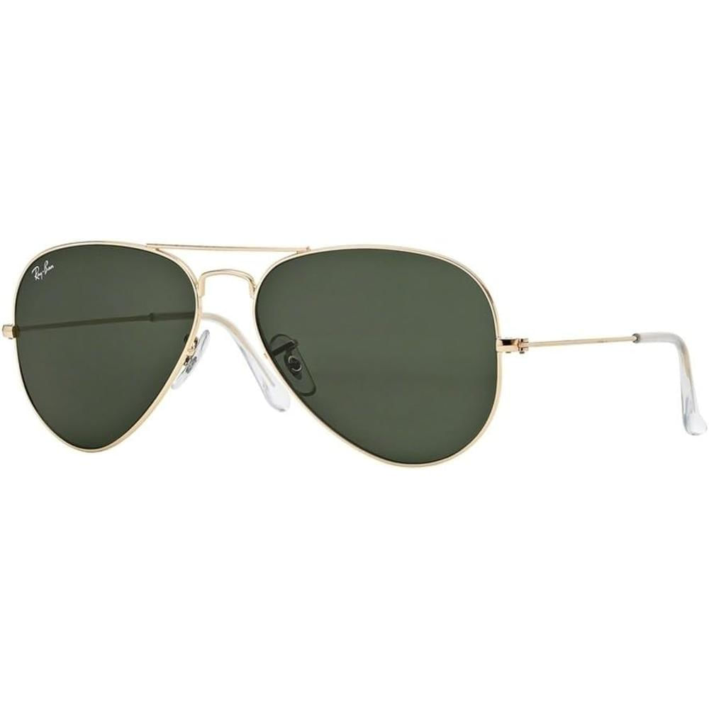 Ray-Ban RB3025 Aviator Fotocromáticas Gafas de sol para hombre | Gold White / Crystal Green