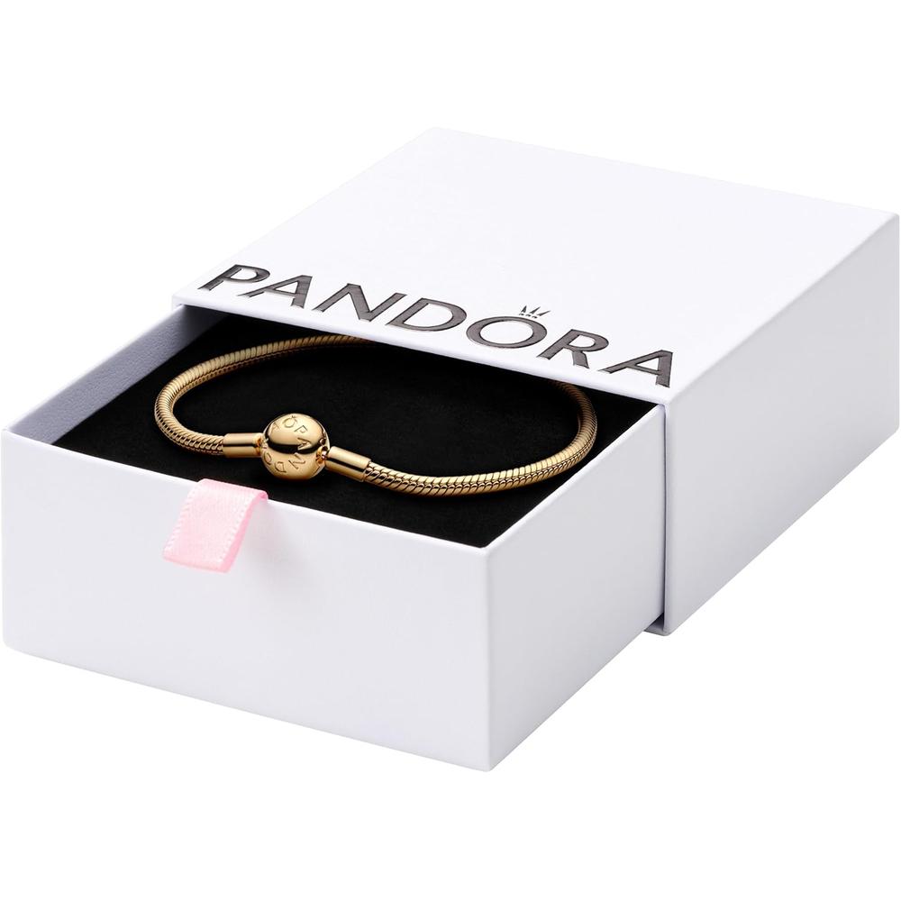 Pandora Moments pulsera cadena serpiente 19 cm | Oro