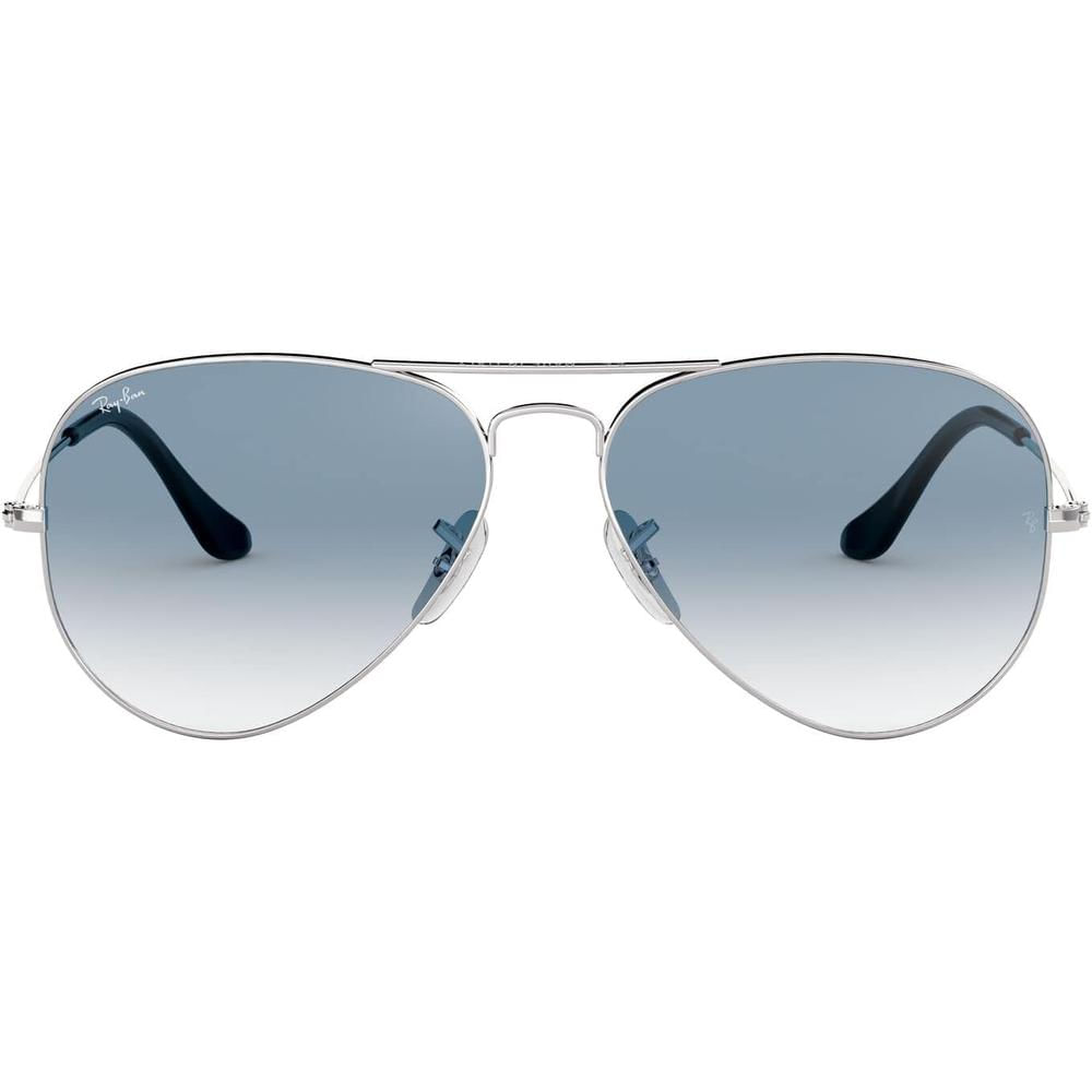 Ray-Ban RB3025 Aviator Fotocromáticas Gafas de sol para hombre | Silver / Clear Blue II