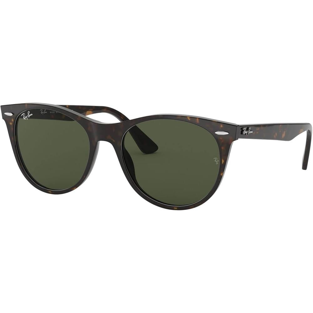 Ray-Ban RB2185 Wayfarer II Evolve Gafas de sol para hombre | Tortoise / Green II