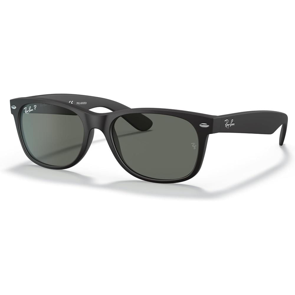 Ray-Ban RB2132 New Wayfarer Gafas de sol para hombre | Rubber Black / Green