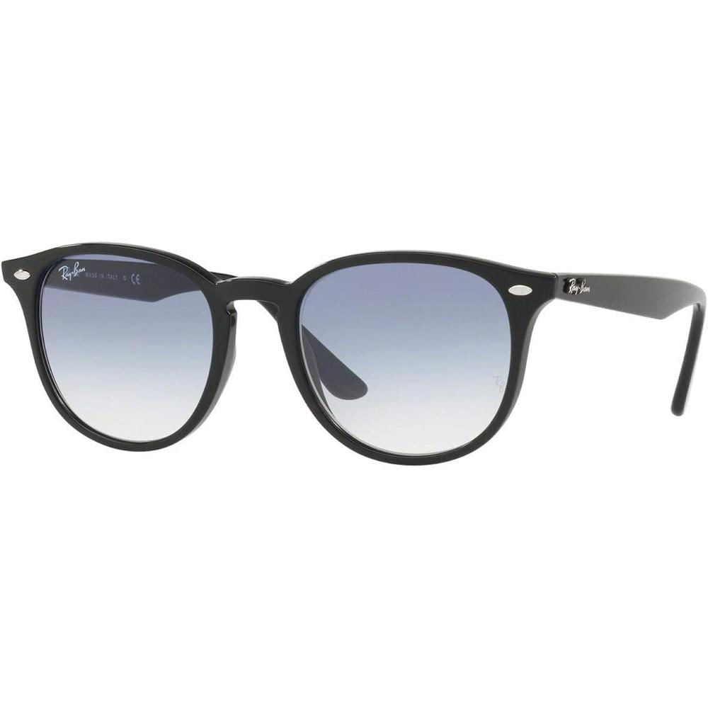 Ray-Ban RB4259F Gafas de sol puente bajo | Black / Clear Light Blue