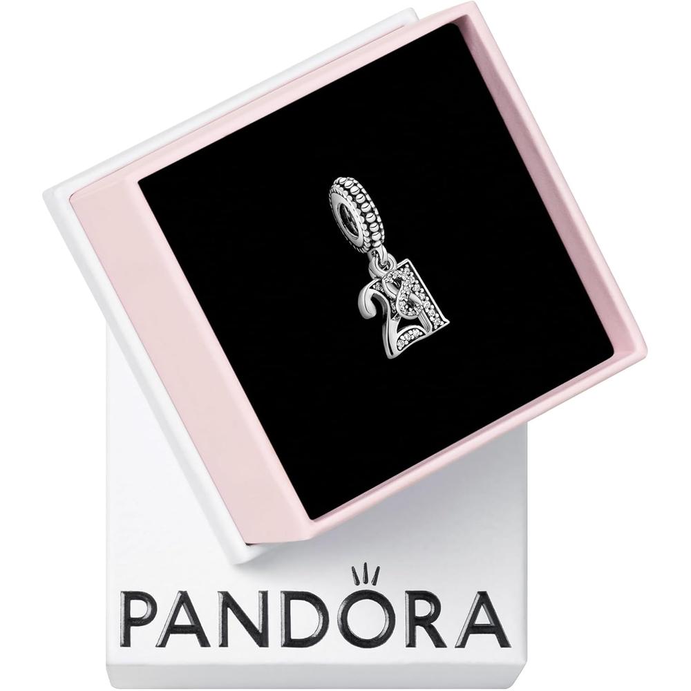 Pandora charm 21st Celebration Dangle | Plata
