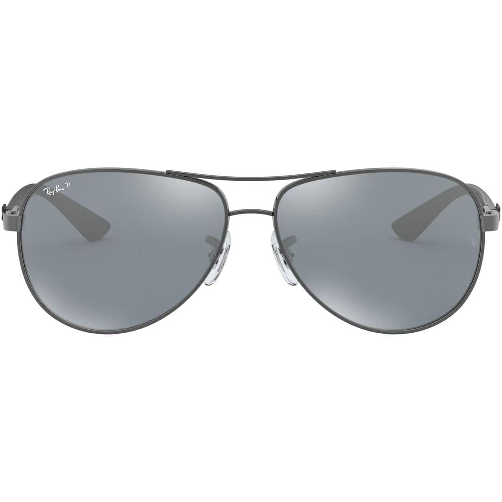 Ray-Ban RB8313 Gafas de sol para hombre | Gunmetal / Blue Mirror Silver