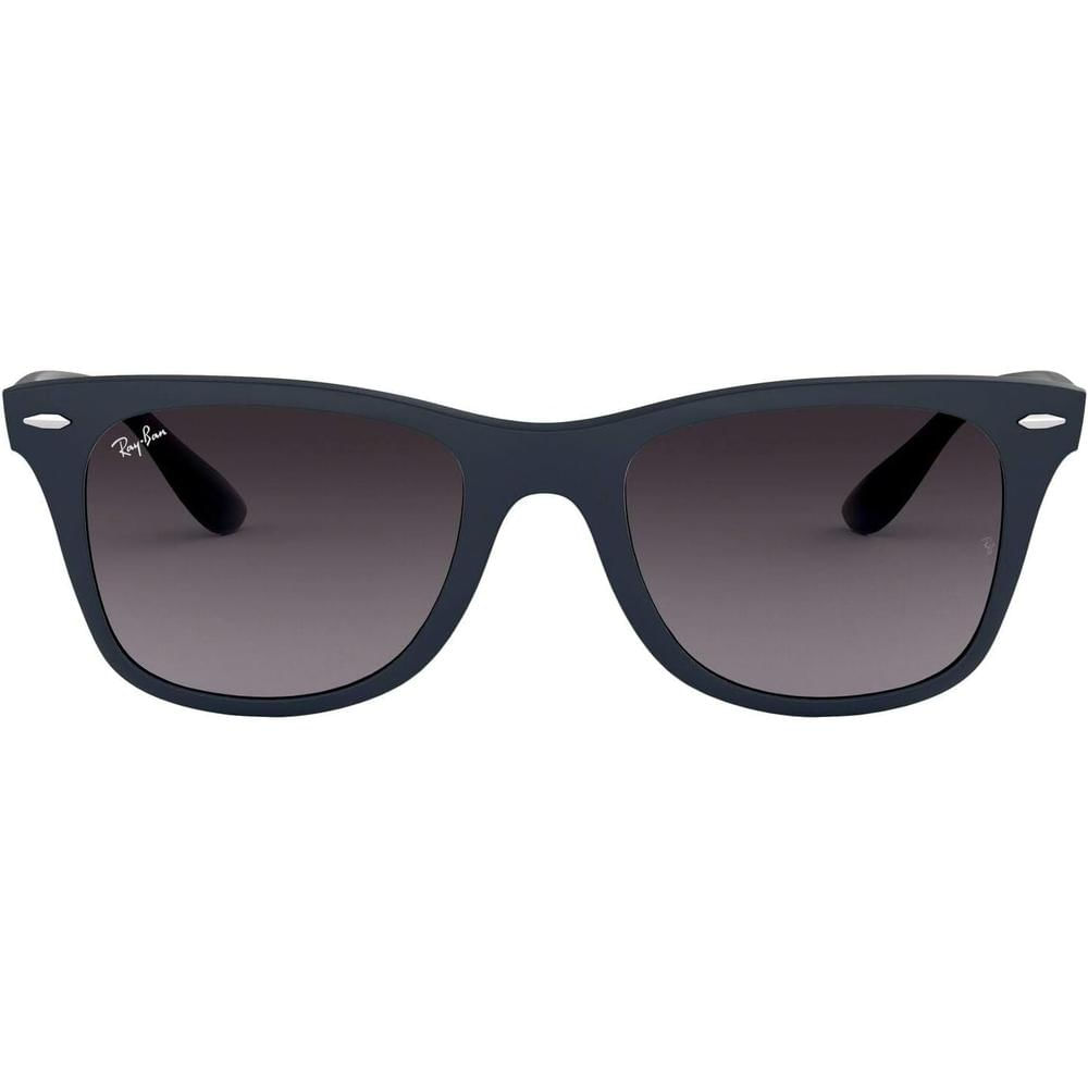 Ray-Ban RB4195 Wayfarer Liteforce Gafas de sol cuadradas | Blue / Light Grey Dark Grey
