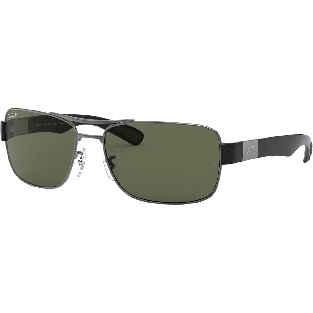 Ray-Ban RB3522 Gafas de sol para hombre | Gunmetal / Green I