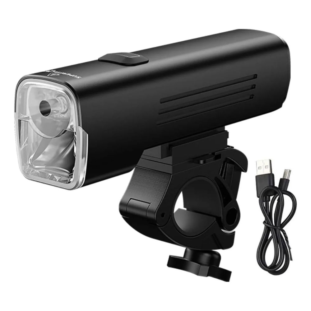 Linterna De Bicicleta Profesional Con Doble Led 1300 Lúmenes