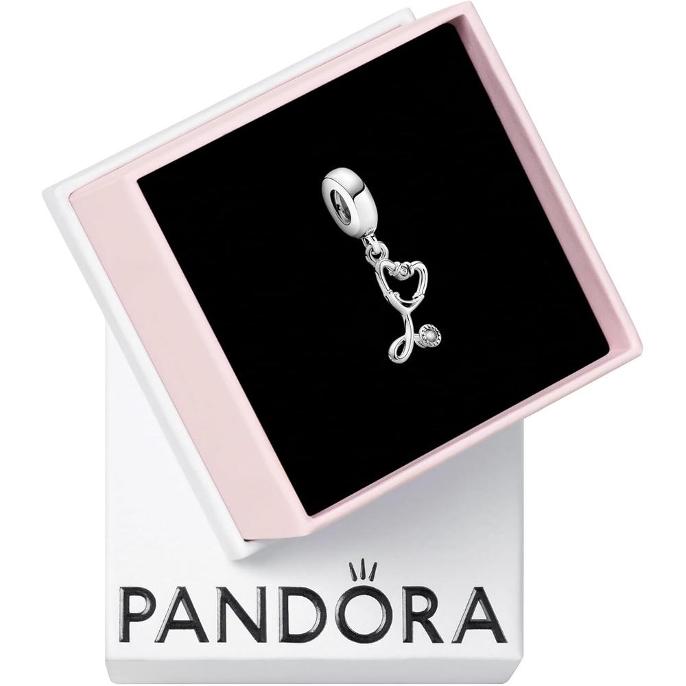 Pandora charm Stethoscope Heart | Plata