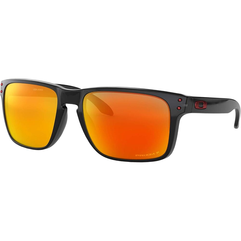 Oakley Holbrook XL OO9417 Gafas de Sol para Hombre | Black Ink / Red / Prizm Ruby Polarized