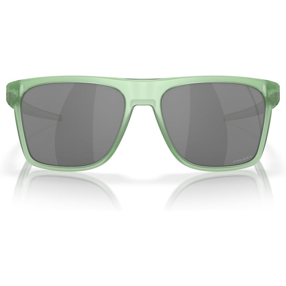 Oakley OO9100 Leffingwell Gafas de Sol para Hombre | Matte Transparent Jade / Prizm Black