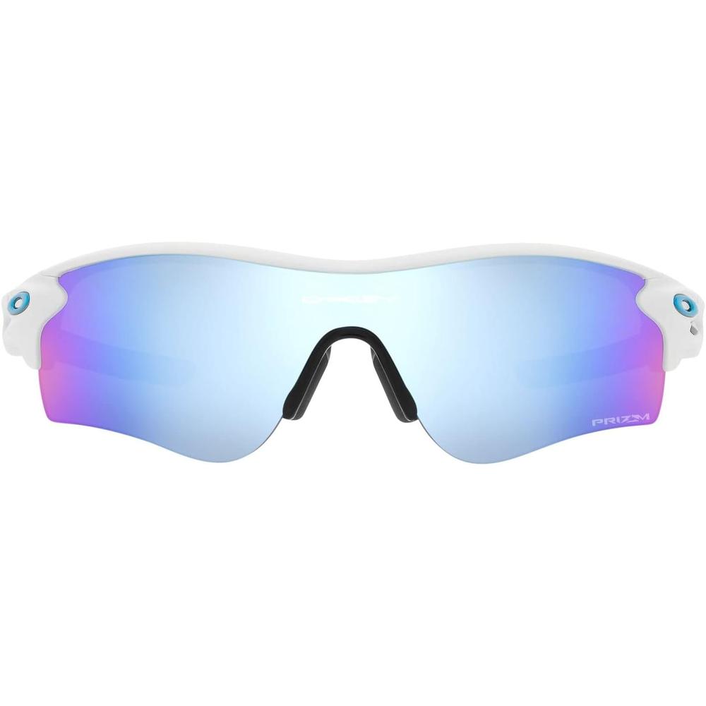 Oakley OO9206 Radarlock Path Gafas de Sol para Hombre | Matte White / Prizm Deep Water Polarized