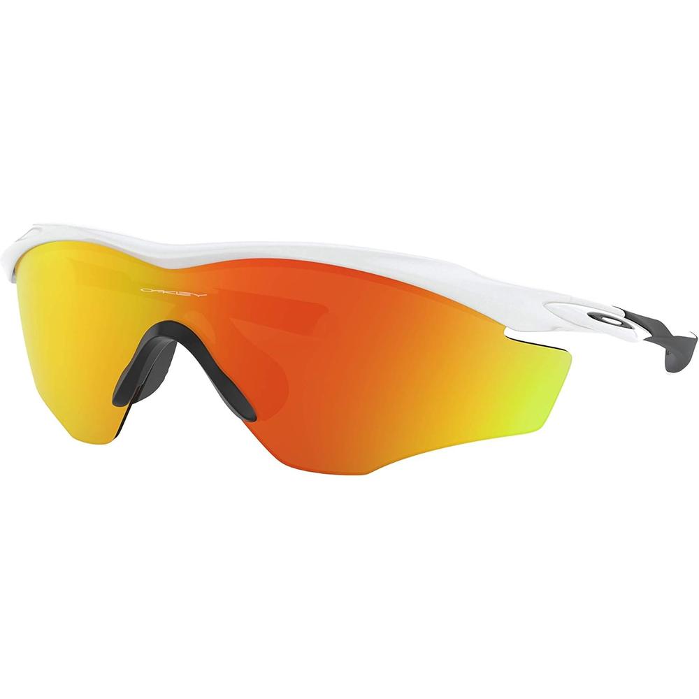 Oakley M2 Frame XL OO9343 Gafas de Sol para Hombre | Polished White / Fire Iridium