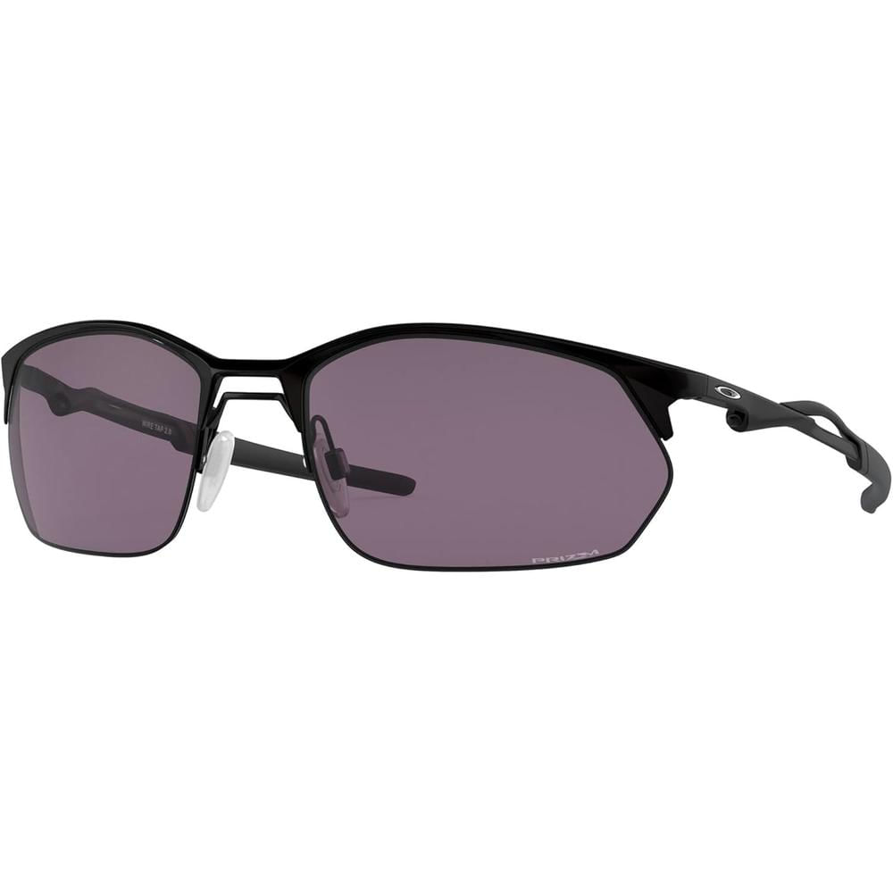 Oakley Wire Tap 2.0 OO4145 Gafas de sol para hombre | Satin Black / Prizm Grey