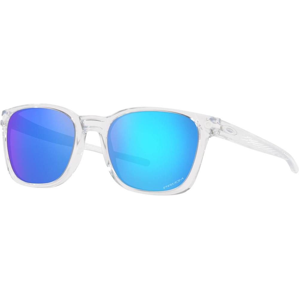 Oakley Ojector OO9018 Gafas de sol para hombre | Polished Clear / Prizm Sapphire