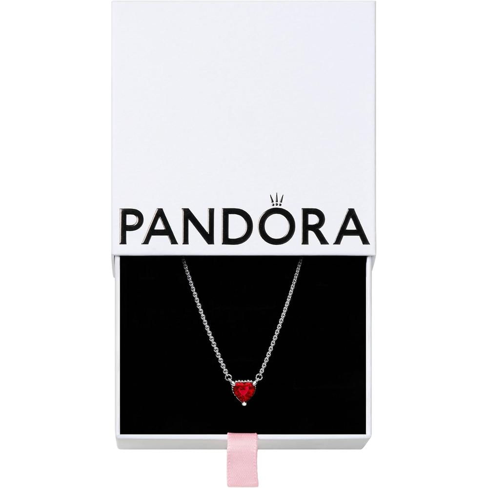 Pandora collar corazón | Rojo