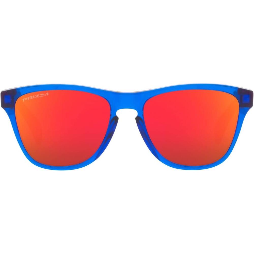 Oakley OJ9009 Frogskins XXS Gafas de Sol para Niños | Crystal Blue / Prizm Ruby