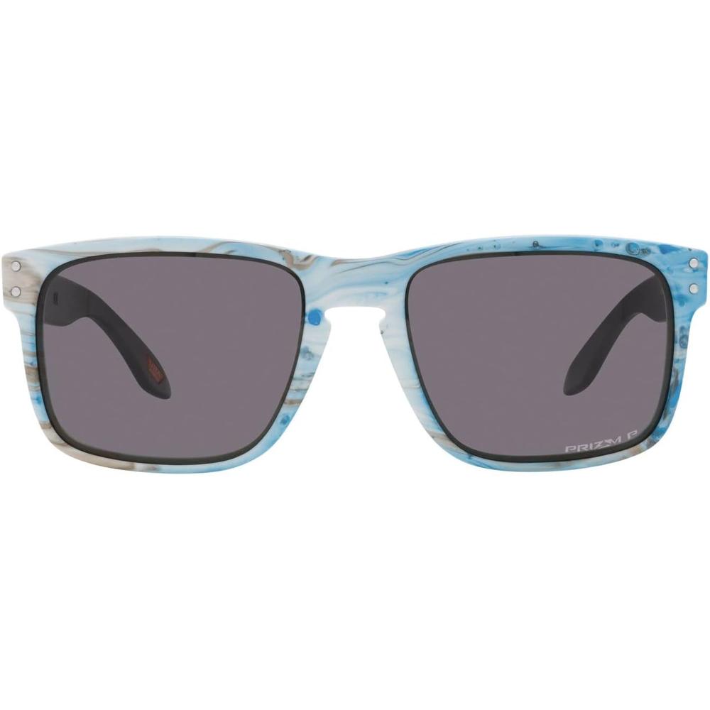 Oakley Holbrook OO9102 Gafas de sol polarizadas para hombre | Sanctuary Swirl / Prizm Grey