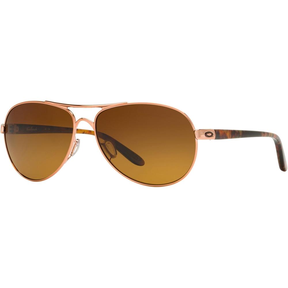 Oakley Feedback OO4079 Gafas de sol para hombre | Rose Gold / Brown Gradient