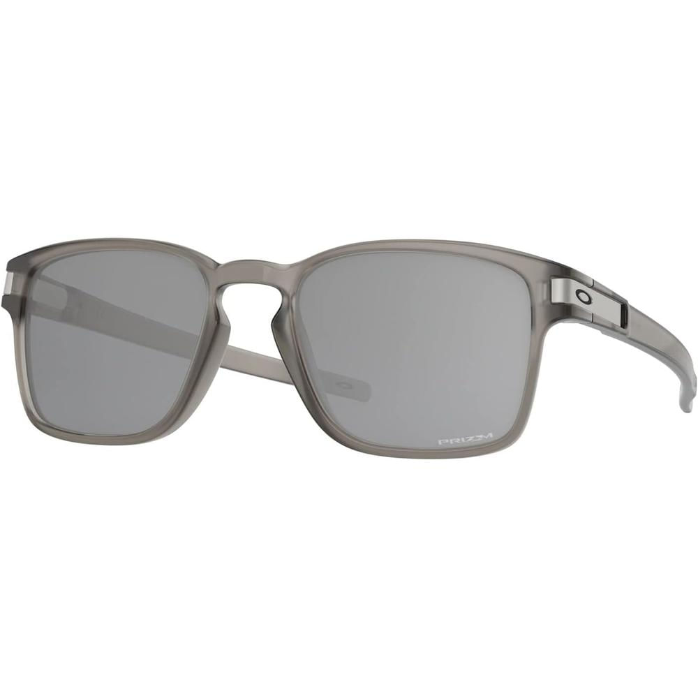 Oakley OO9358 Latch Square Gafas de Sol para Hombre | Matte Grey Ink / Prizm Black