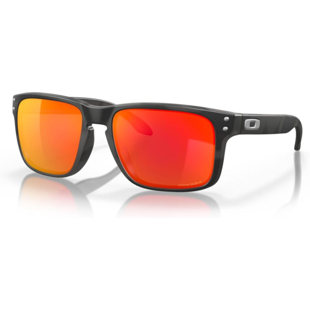 Oakley Holbrook OO9102 Gafas de Sol para Hombre y accesorios | Black Camo / Prizm Ruby