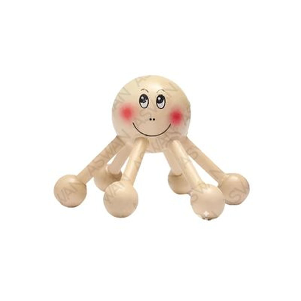 MASAJEADOR CORPORAL DE MADERA CON 6 PUNTOS