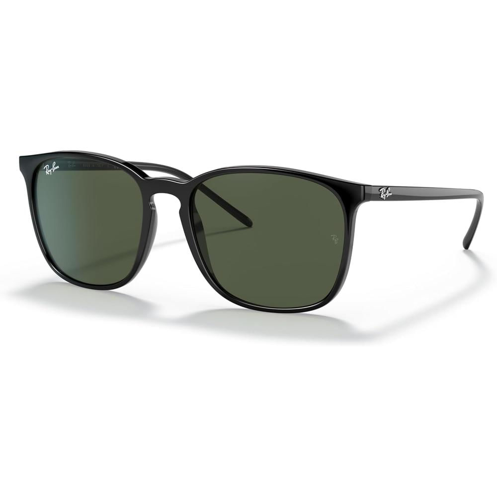 Ray-Ban RB4387 Evolve Gafas de sol cuadradas fotocromáticas | Black / Dark Green