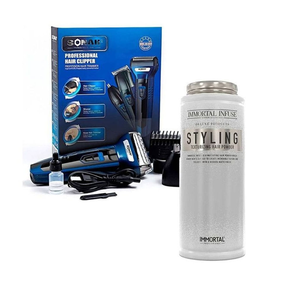 Afeitadora Sonar 3 en 1 + Polvo Texturizable