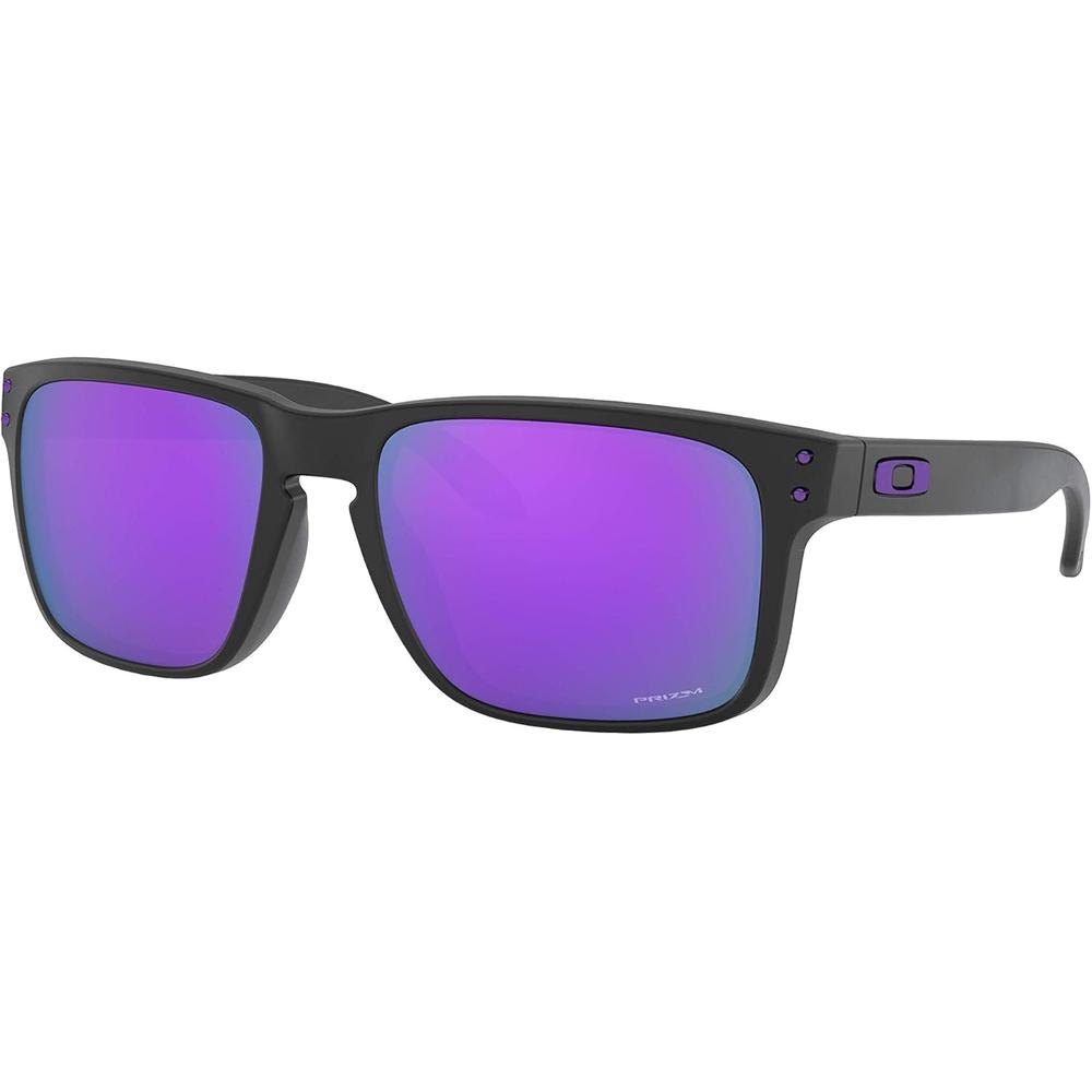 Oakley Holbrook OO9102 Gafas de sol para hombre | Matte Black / Prizm Violet II