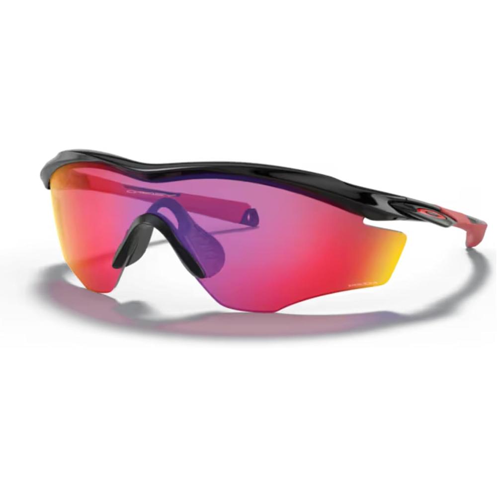 Oakley M2 Frame XL OO9343 Shield Gafas de sol para hombre | Polished Black / Prizm Road