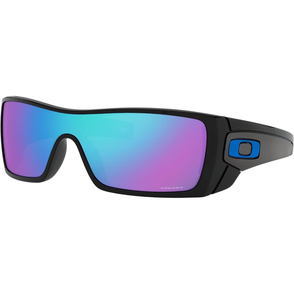 Oakley Batwolf OO9101 Gafas de Sol para Hombre | Polished Black / Prizm Sapphire