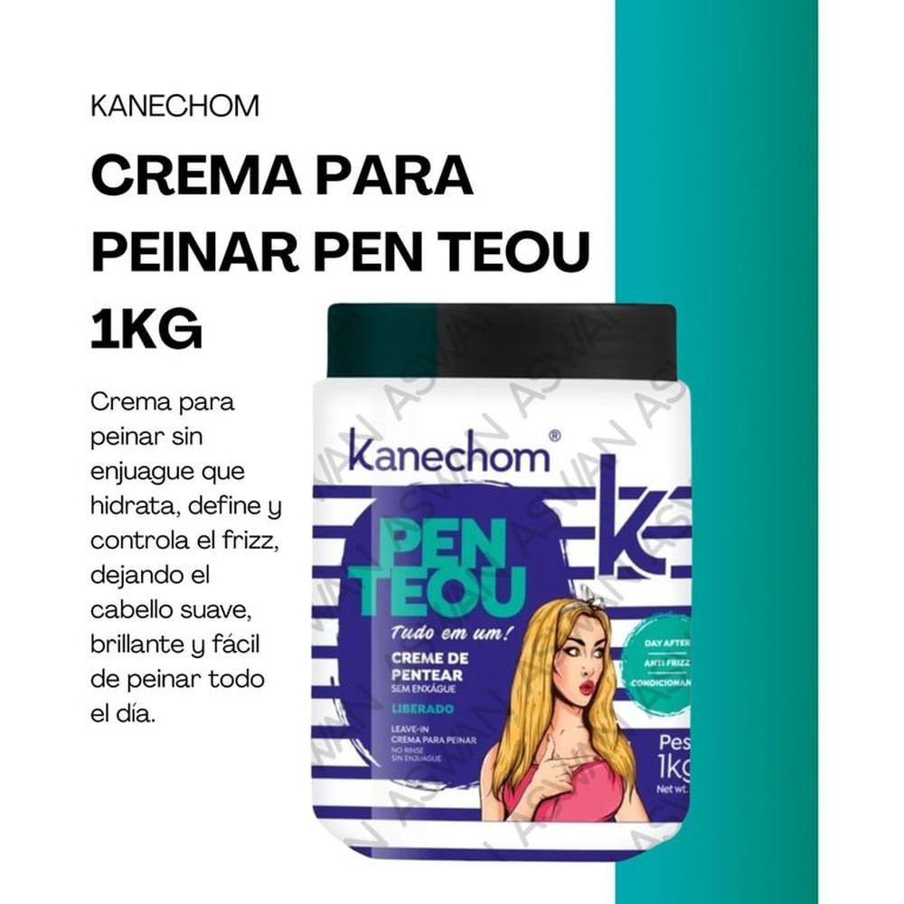 CREMA PARA PEINAR PEN TEOU 1KG - KANECHOM - Oechsle
