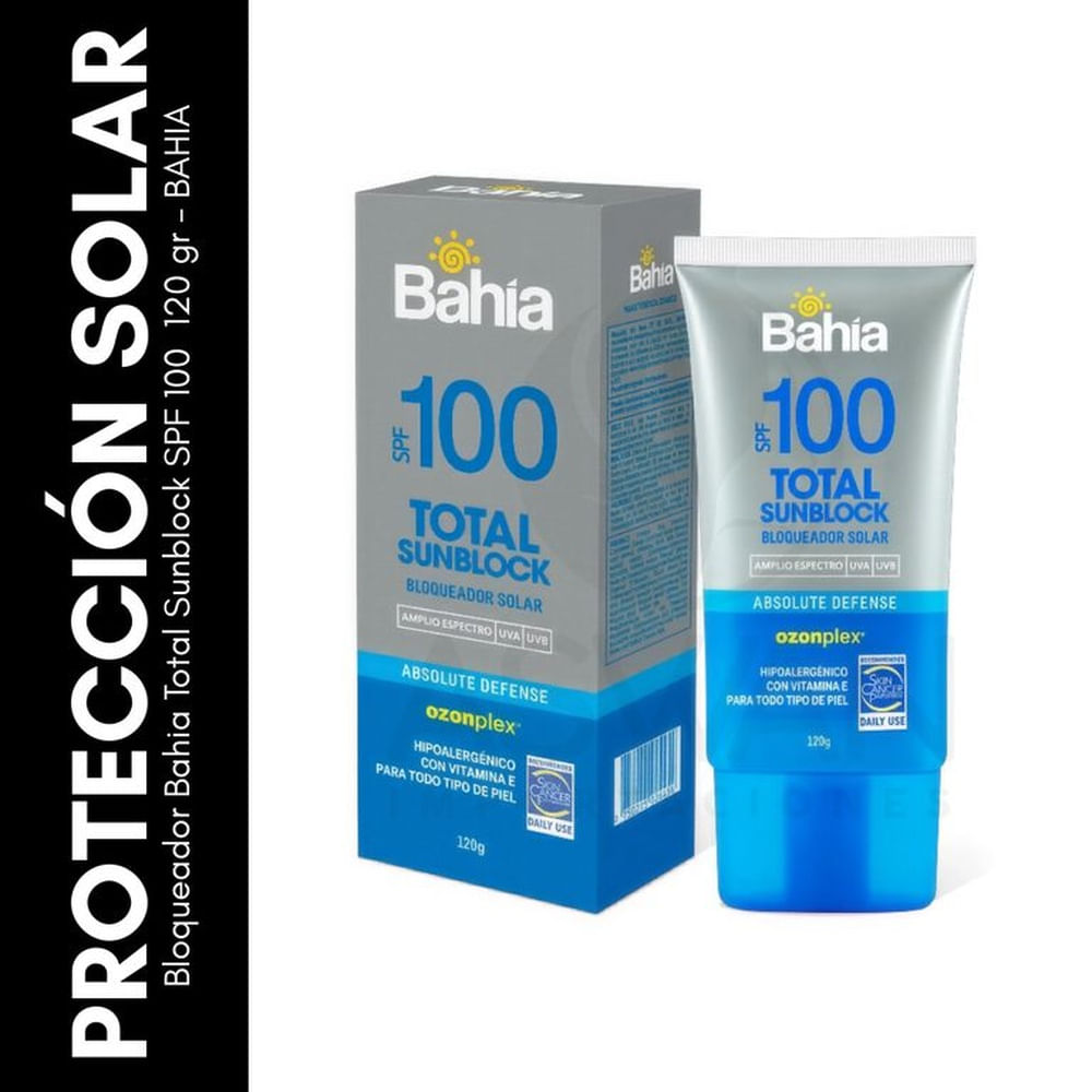 Bloqueador Total Sunblock SPF 100 120 gr BAHIA | Oechsle - Oechsle