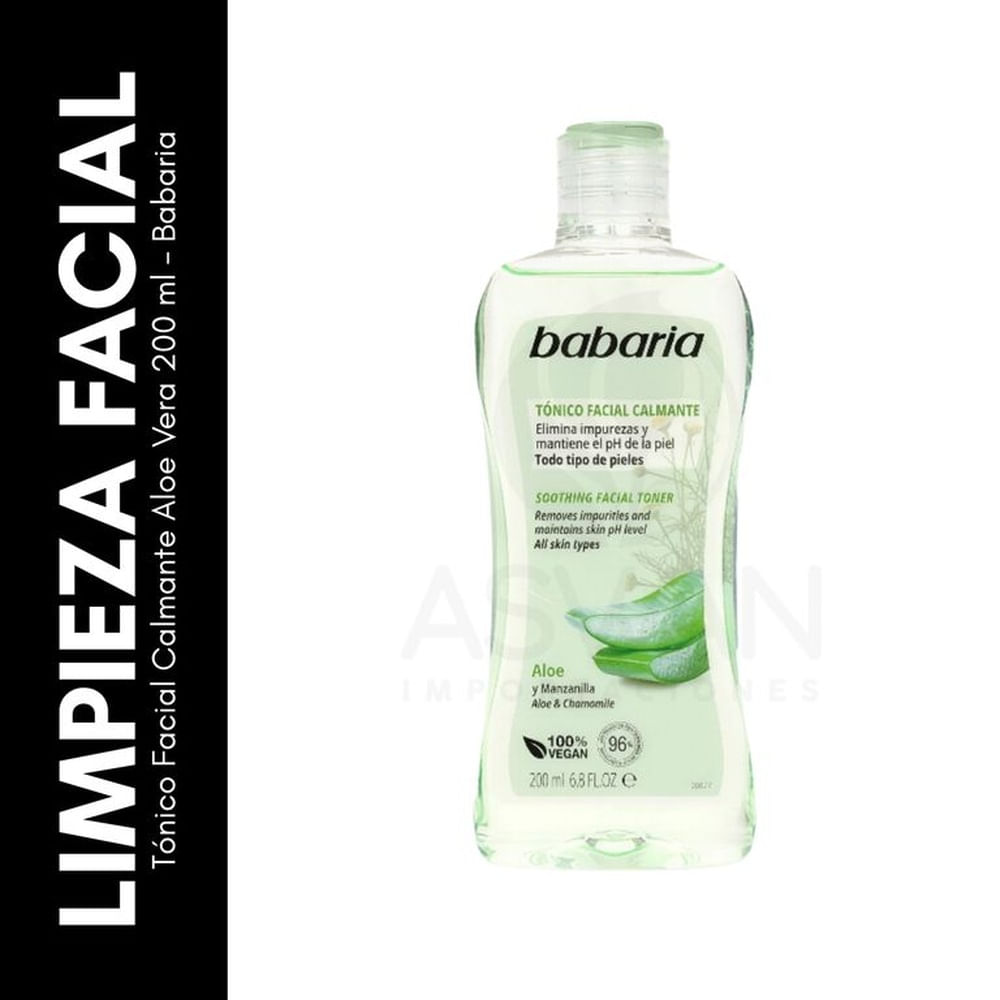 Tónico Facial Calmante Aloe Vera 200 ml - Babaria