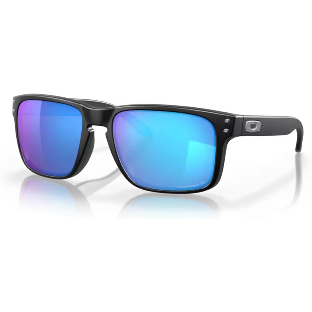 Oakley Holbrook OO9102 Gafas de Sol para Hombre y accesorios | Polished Black / Prizm Sapphire