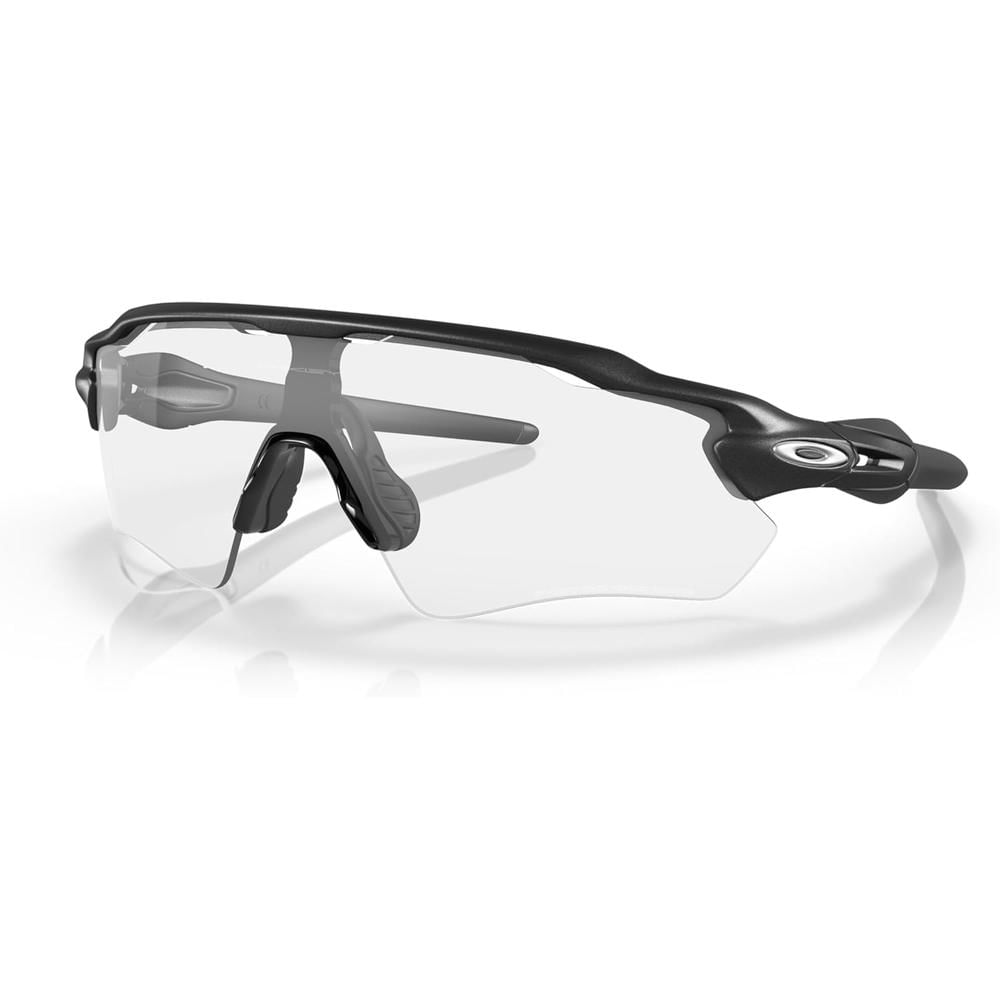 Oakley Radar EV Path OO9208 Gafas de Sol para Hombre | Steel / Clear Black Iridium Photochromic