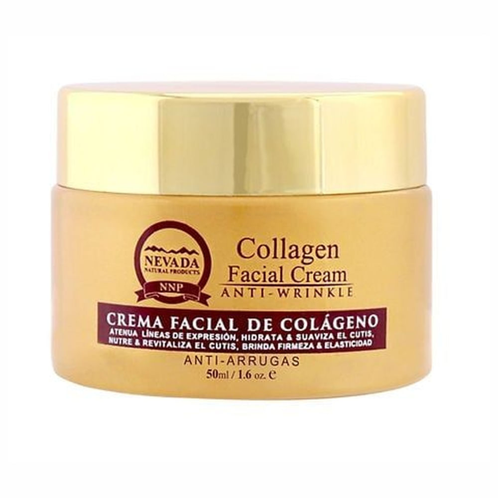 Crema Facial Colageno-Antiarrugas 50ml - Nevada Natural Products