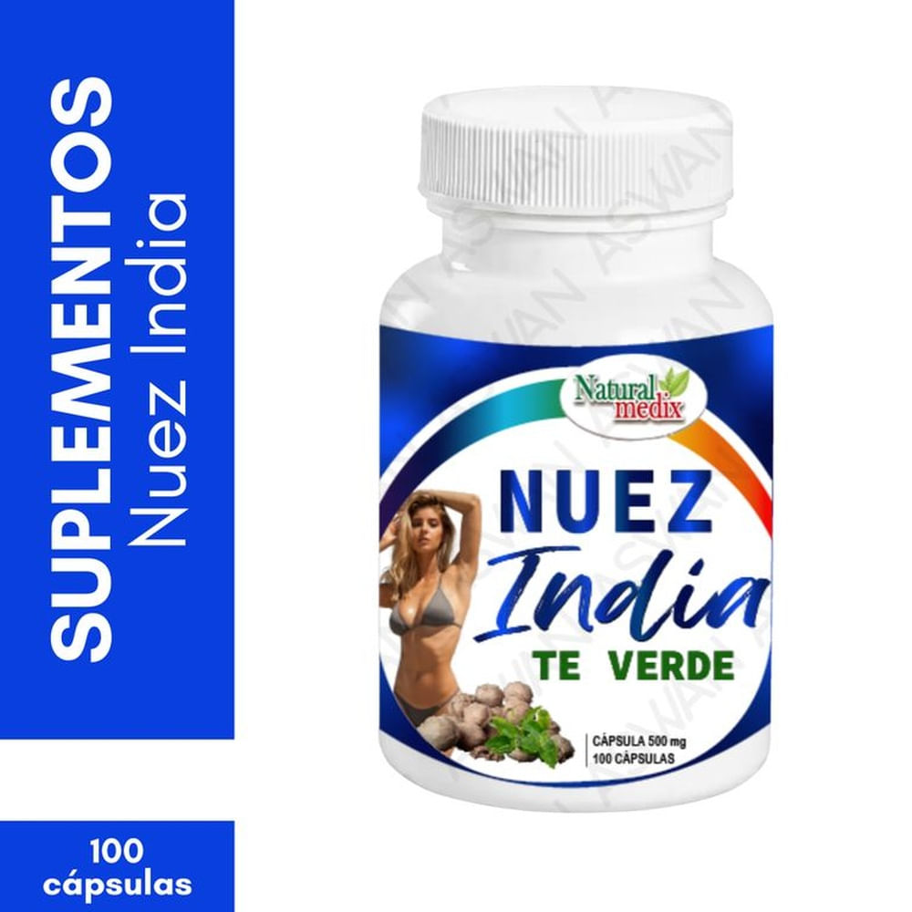 Nuez De La India 100 Cápsulas - Natural Medix