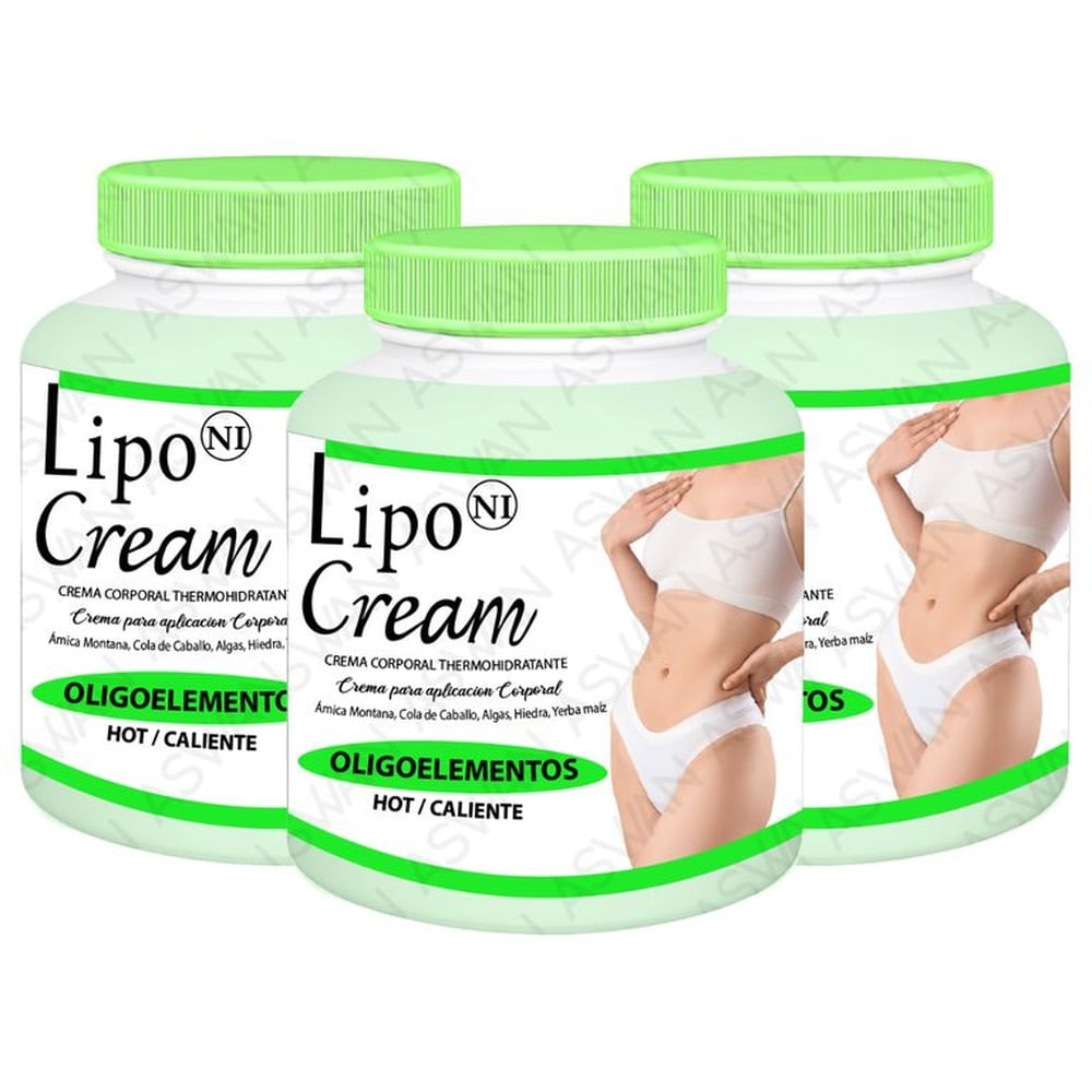 Pack de 3 Lipo Cream Oligoelementos 500gr