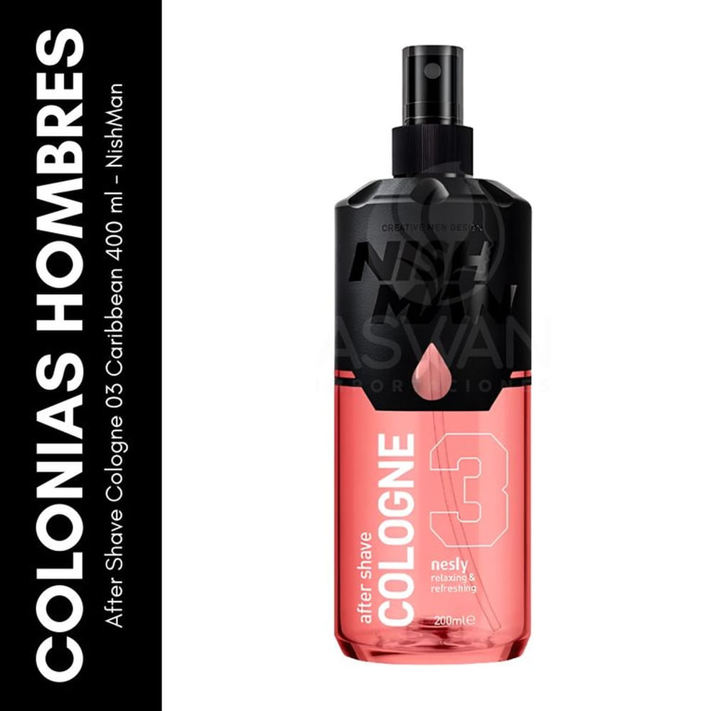 After Shave Cologne 03 Caribbean 400 ml - NishMan